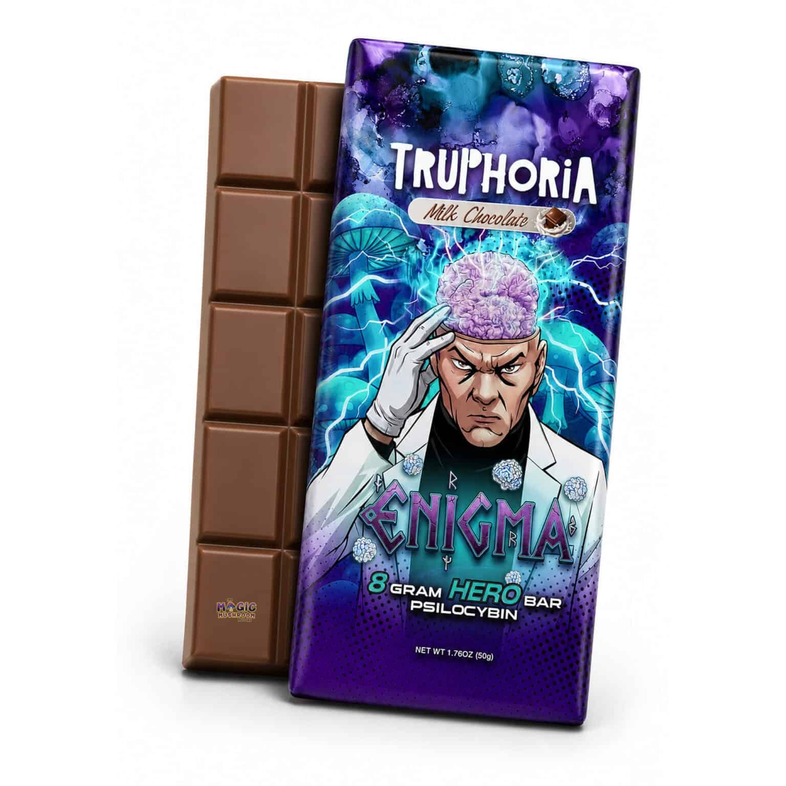 truphoria psilocybin 8 gram hero bar – enigma