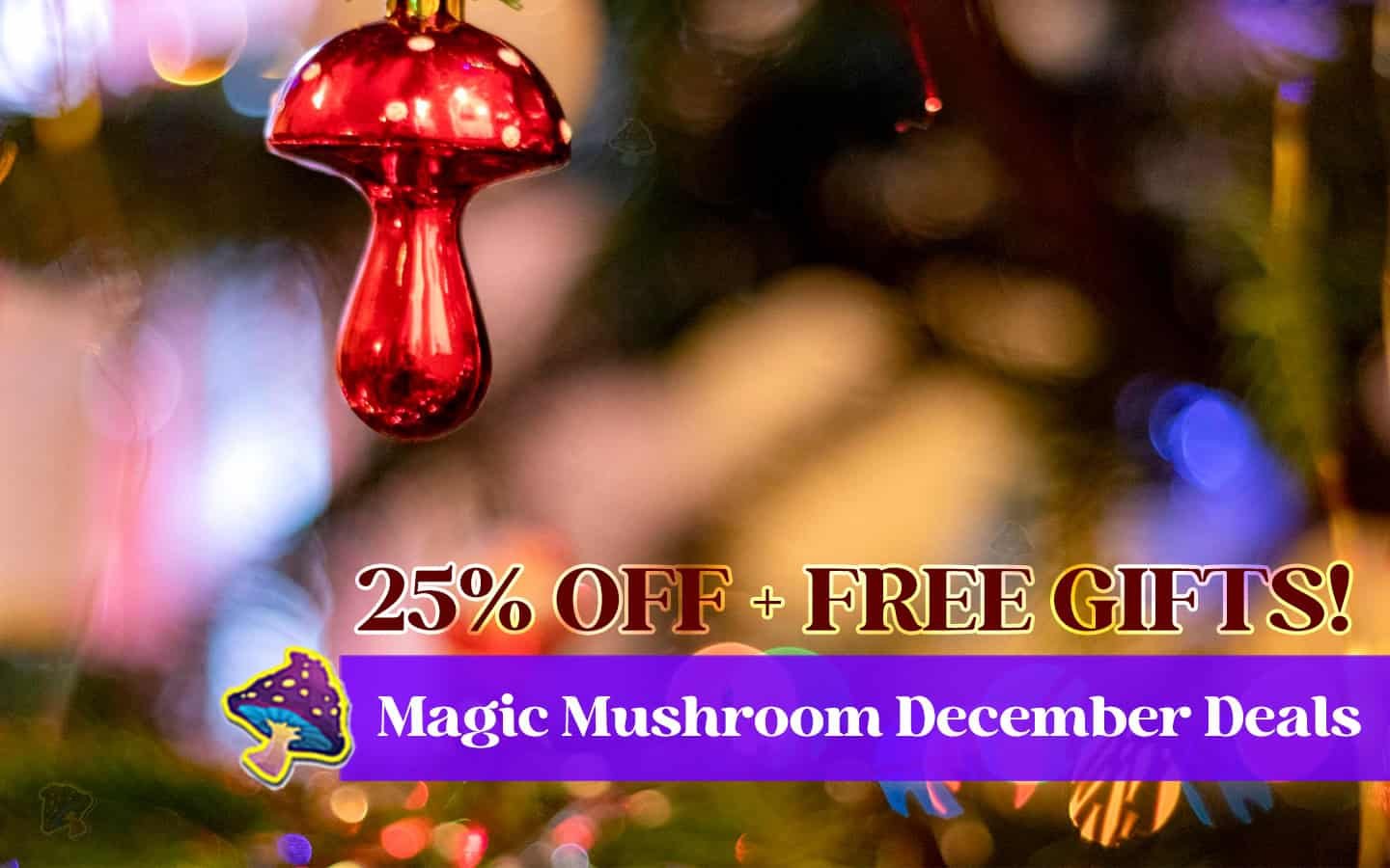 25off december deals magic mushrooms