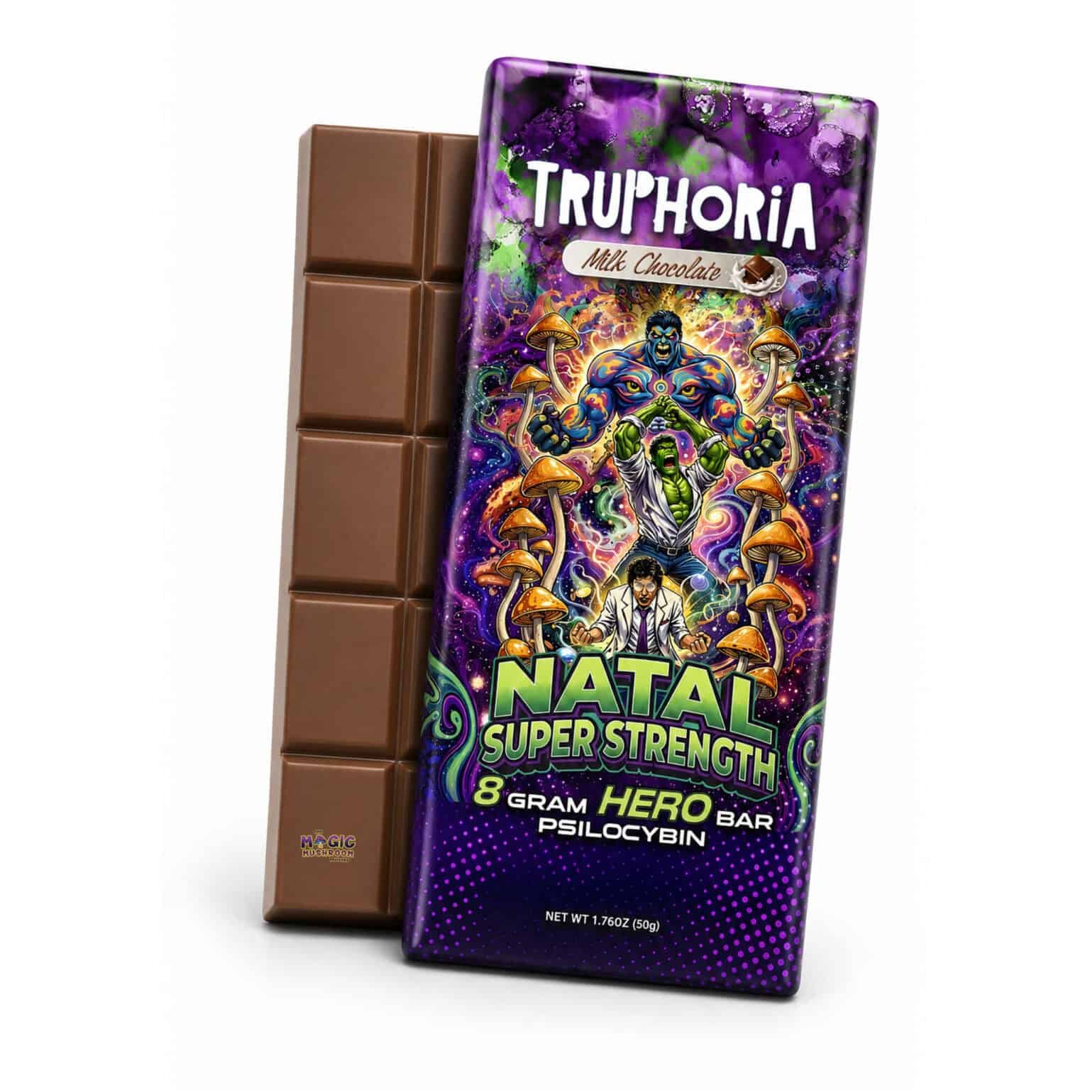 truphoria psilocybin 8 gram hero bar – natal super strength
