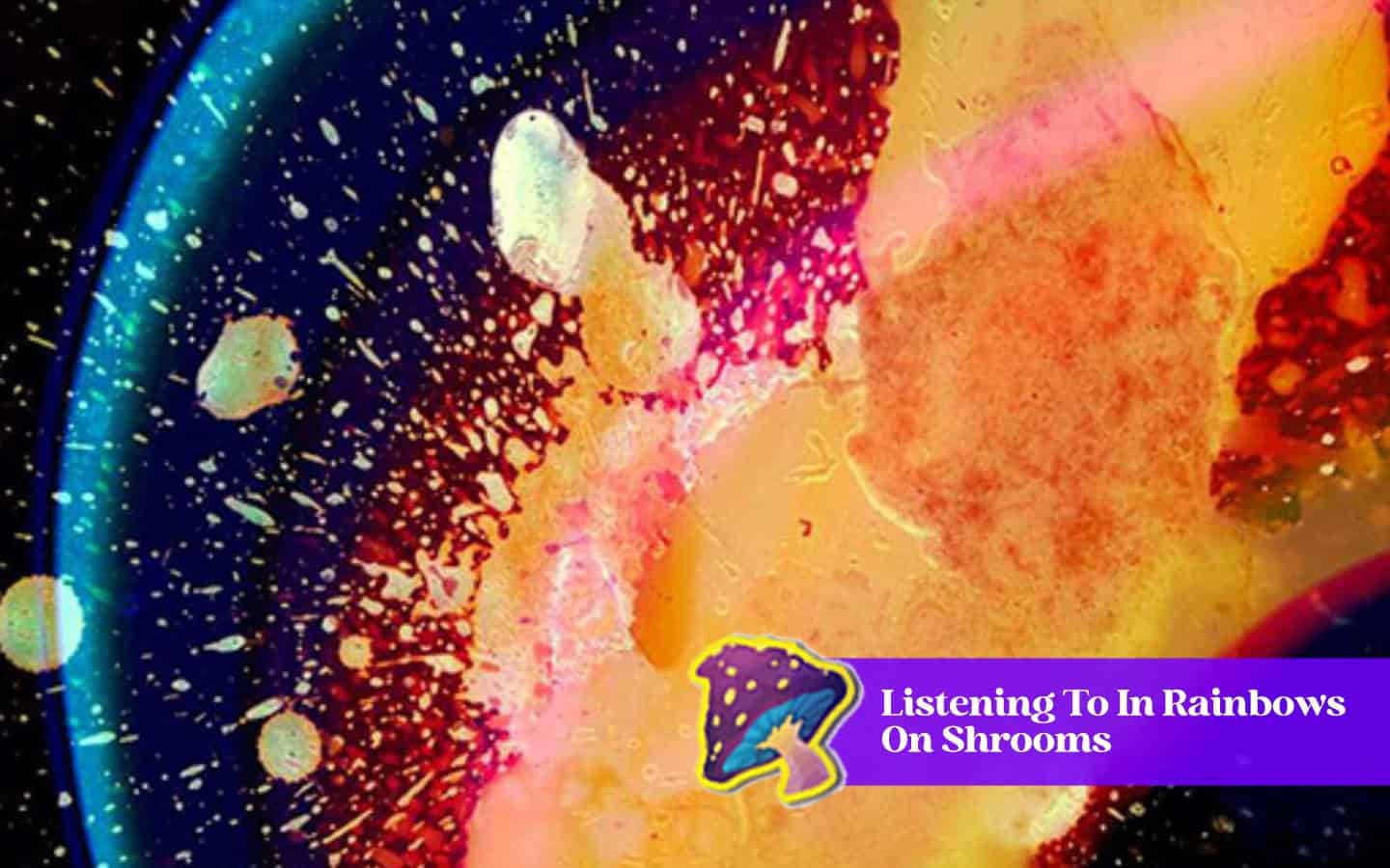 listening to in rainbows on shrooms