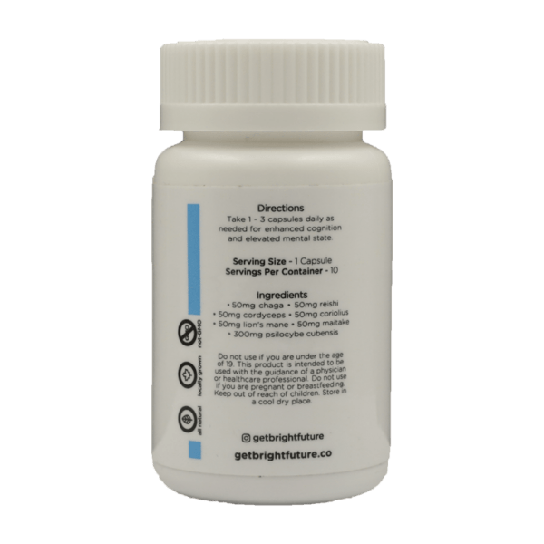 Bright Future – Microdose Capsules – The Party – (300mg X 10 Capsules) - Image 2