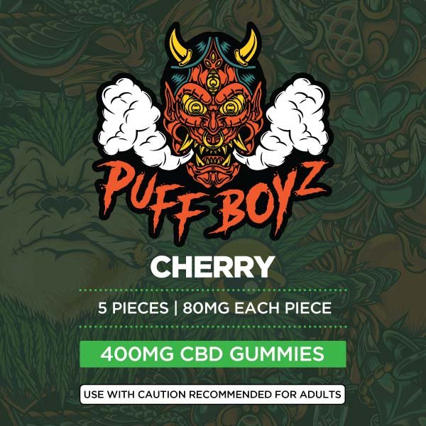 Puff Boyz 400mg CBD Cherry Gummies