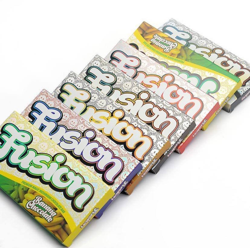 Fusion Mushroom Chocolate Bars Different Flavors
