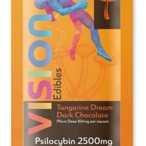 Vision Edibles Tangerine Dream Dark Chocolate – 2500mg