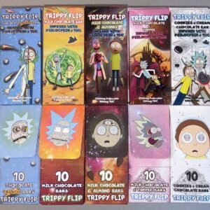 TRIPPY FLIP CHOCOLATE BAR INFUSED WITH PSILOCYBIN & THC – 3500MG PSILOCYBIN + 500MG THC