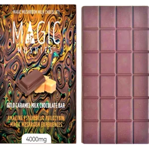 Magic Mushies Gold Caramel Milk Chocolate Bar 4000mg