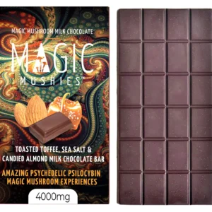 Magic Mushies Toasted Toffee Chocolate Bar 4000mg