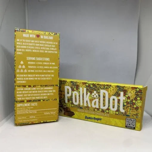 Polka Dot Mushroom Chocolates Butter Fingers