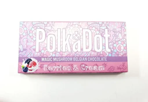 PolkaDot Mushroom Chocolates Berries and Cream
