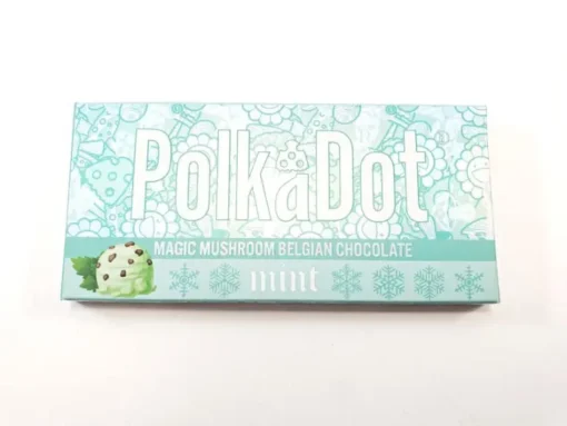 PolkaDot Mushroom Chocolate Bar – Mint