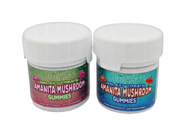 Galaxy Treats Aminata Mushroom Gummies 1050mg 3CT Jar