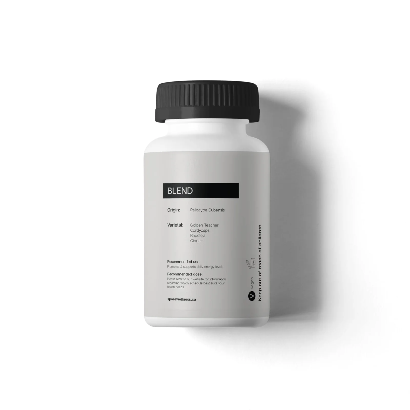 Spore Wellness (Energy) Microdosing Mushroom Capsules - Image 3