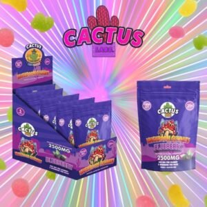 Cactus Labs Mushroom Gummies 2500mg 5ct 5pk Wholesale