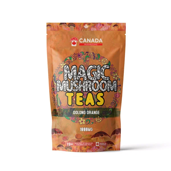 Canada Mushrooms Shroom Tea | 1000MG | Oolong Orange - Magic Mushroom Delivery Canada Canada Mushrooms Shroom Tea | 1000MG | Oolong Orange