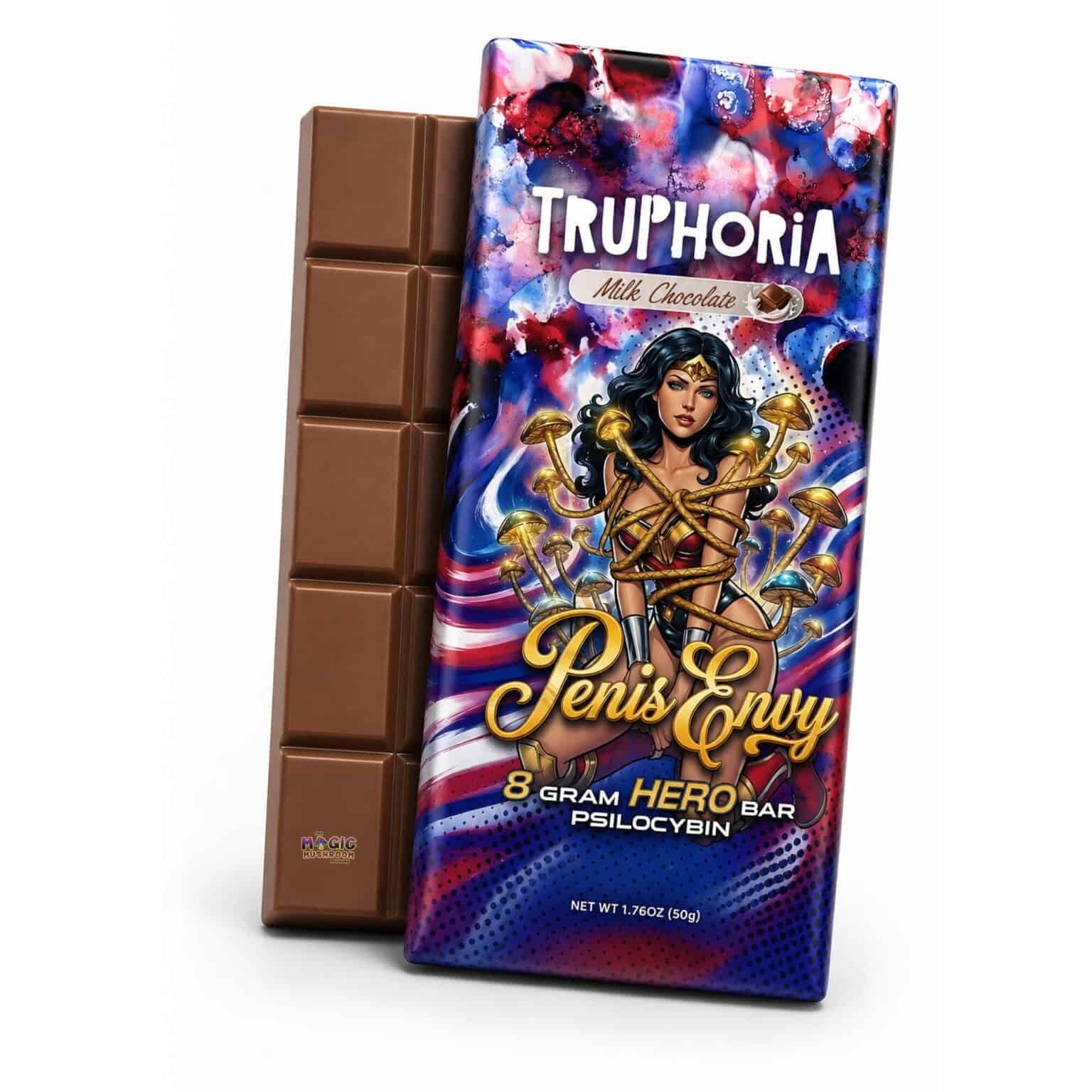 truphoria psilocybin 8 gram hero bar – penis envy