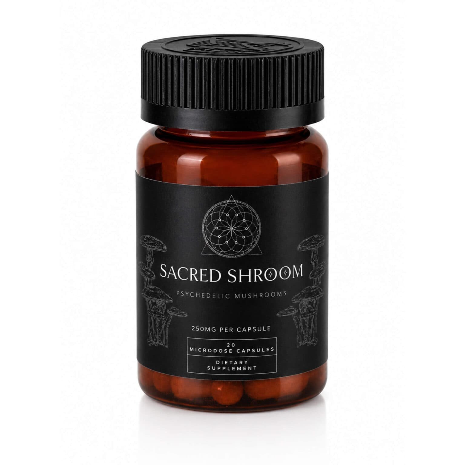 sacred shroom microdose capsules