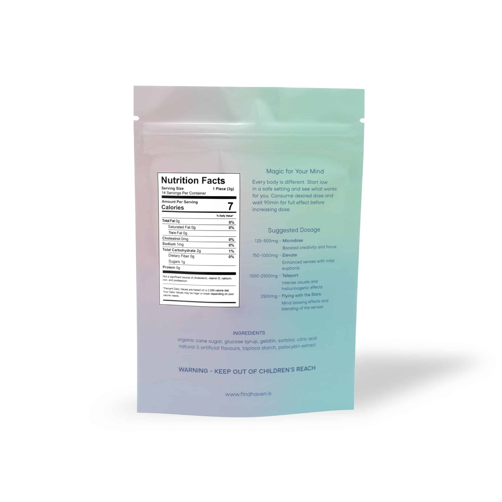 Haven – Blue Raspberry and Grape – 3500mg - Image 2
