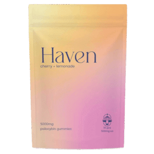 haven cherry lemonade mushroom gummies