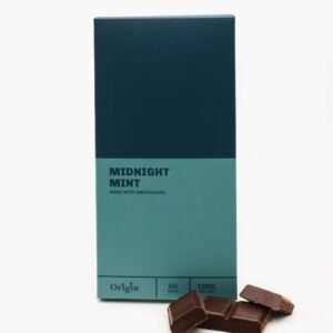 Midnight Mint Mushroom Chocolate Bars