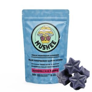 Magic Mushroom Star Gummies – Blue Raspbery – 3000MG – Mushee