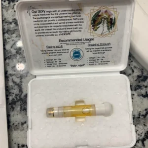 NEW LIFE DMT CART MADE WITH 90% PURE WHITE DMT – 650MG N,N-DMT 1ML CARTRIDGE