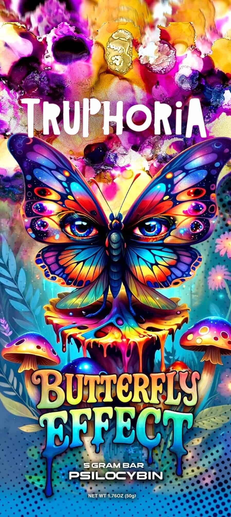 Truphoria Psilocybin Butterfly Effect Chocolate Bar